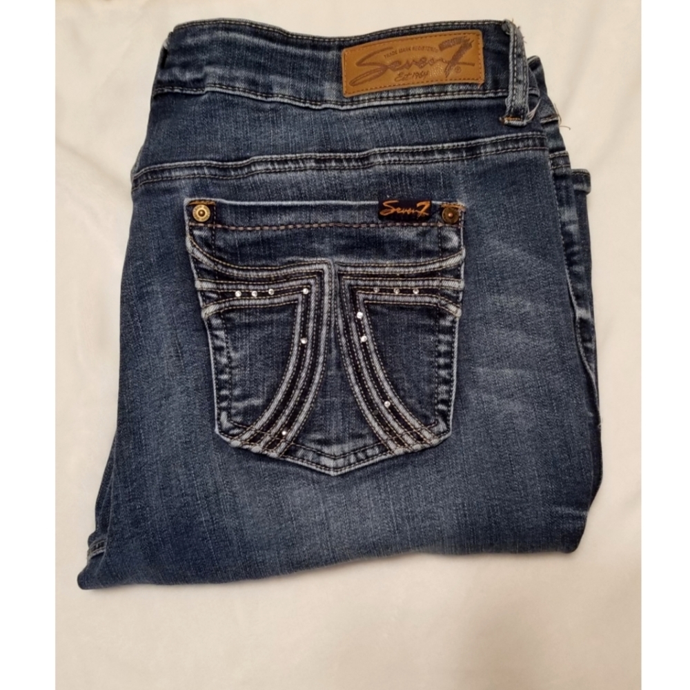 Seven7 Plus Size Women's Jeans Medium Wash